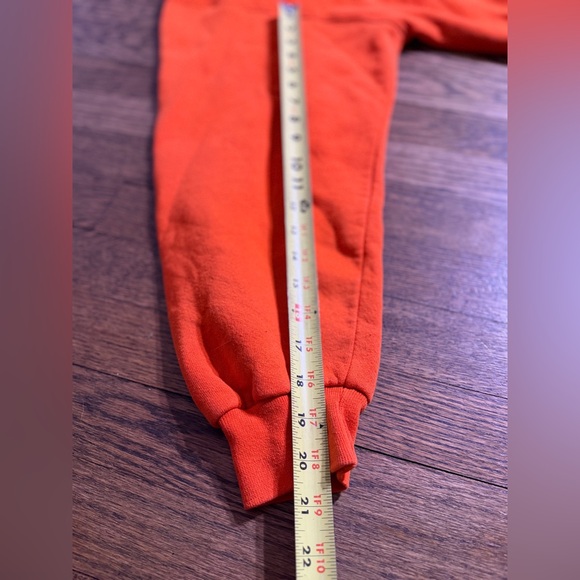 Russell Athletic Riddell Vintage 90s Orange Hooded Sweatshirt for Men size L - Picture 11 of 11
